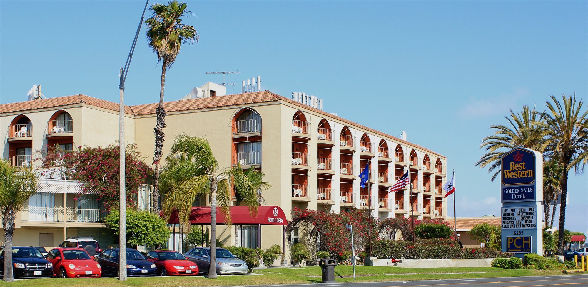 Best Western Golden Sails Hotel 长滩 外观 照片